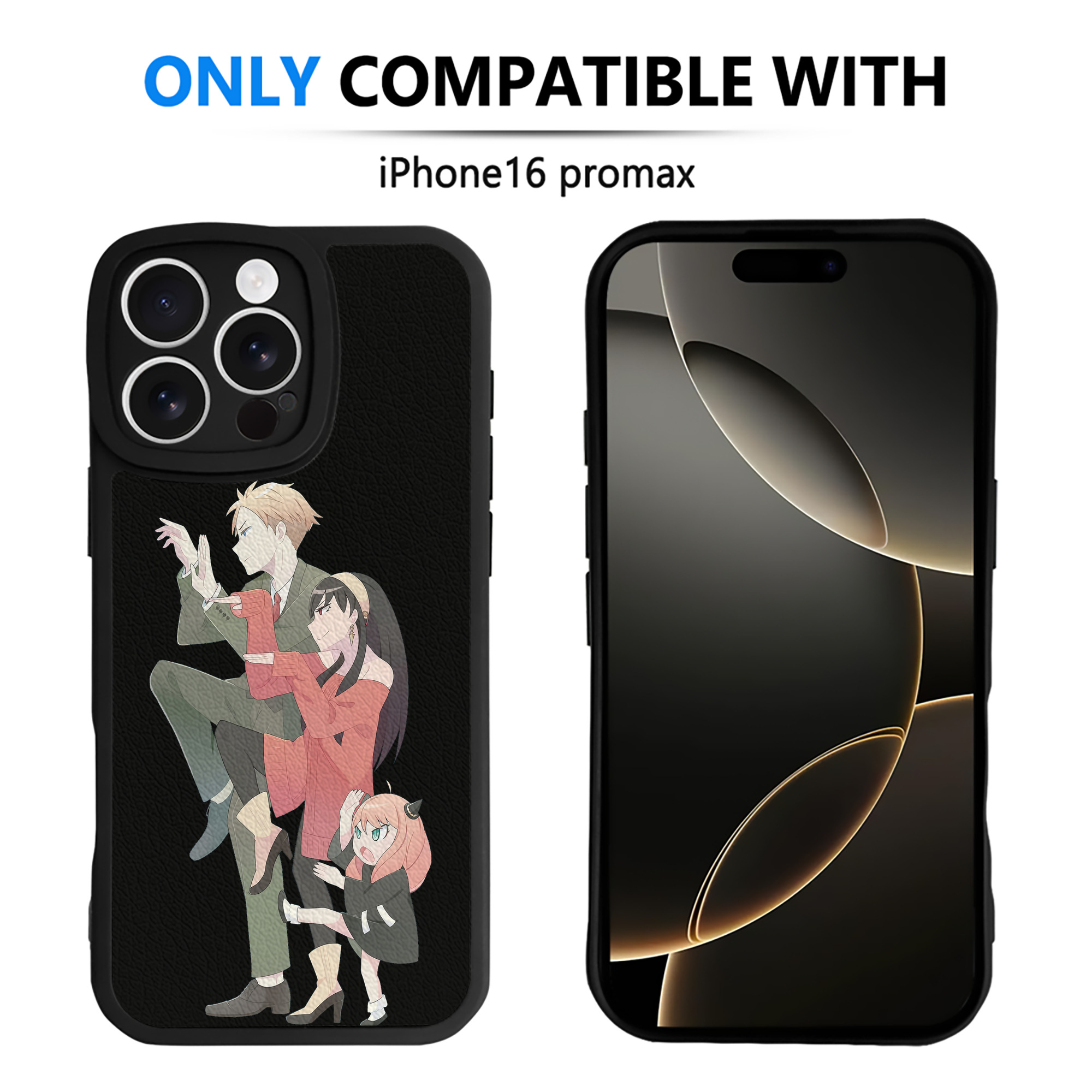 （画像用） SPY×FAMILY间谍家家酒 【iPhone 16シリーズ対応】シリコンスマホケース（レザー調） 材質：シリコン